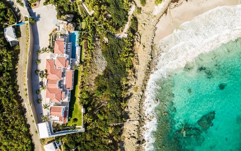 Drone View of the Villa