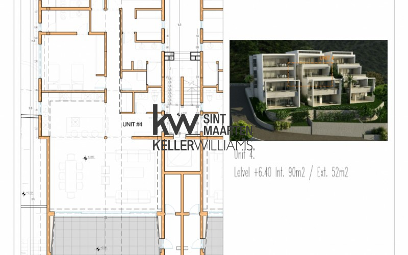 Floor Plan of Unit 4