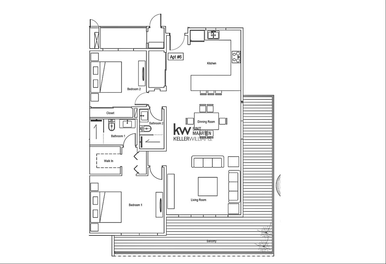 Apartment in Point Blanche