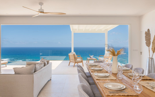 Newly Built ! Modern Oceanview Villa Y in Tranquil Oyster Pond